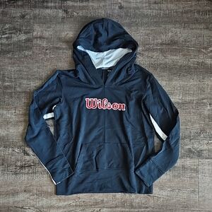Wilson Hoodie with Red Logo
